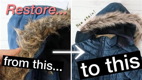 how to fix fake fur on clothes after in dryer|faux fur dryer damage.